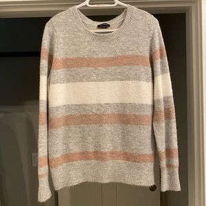2 for $15💥 Le Chateau Stripe Knit Crewneck Sweater